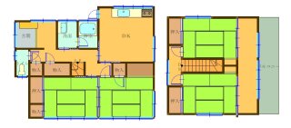 間取り図、居宅