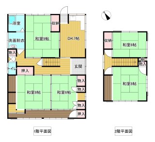 母屋間取り図